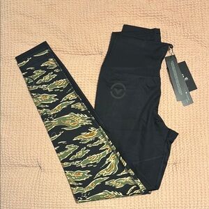 Virus Black and Camouflage Leggings